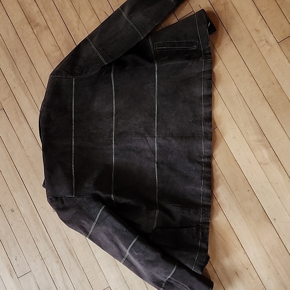 Brown Leather Jacket - Picture 4 of 4